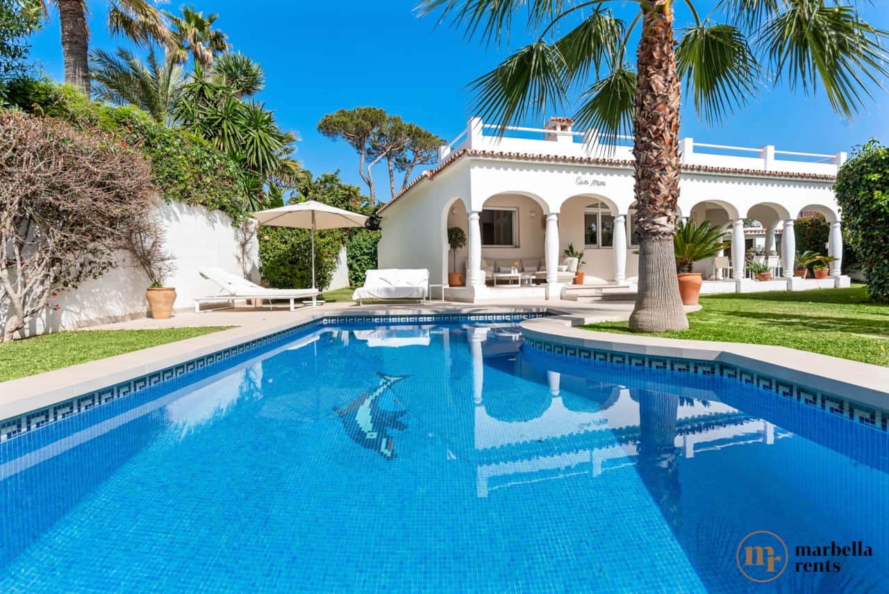 Private swimming pool.