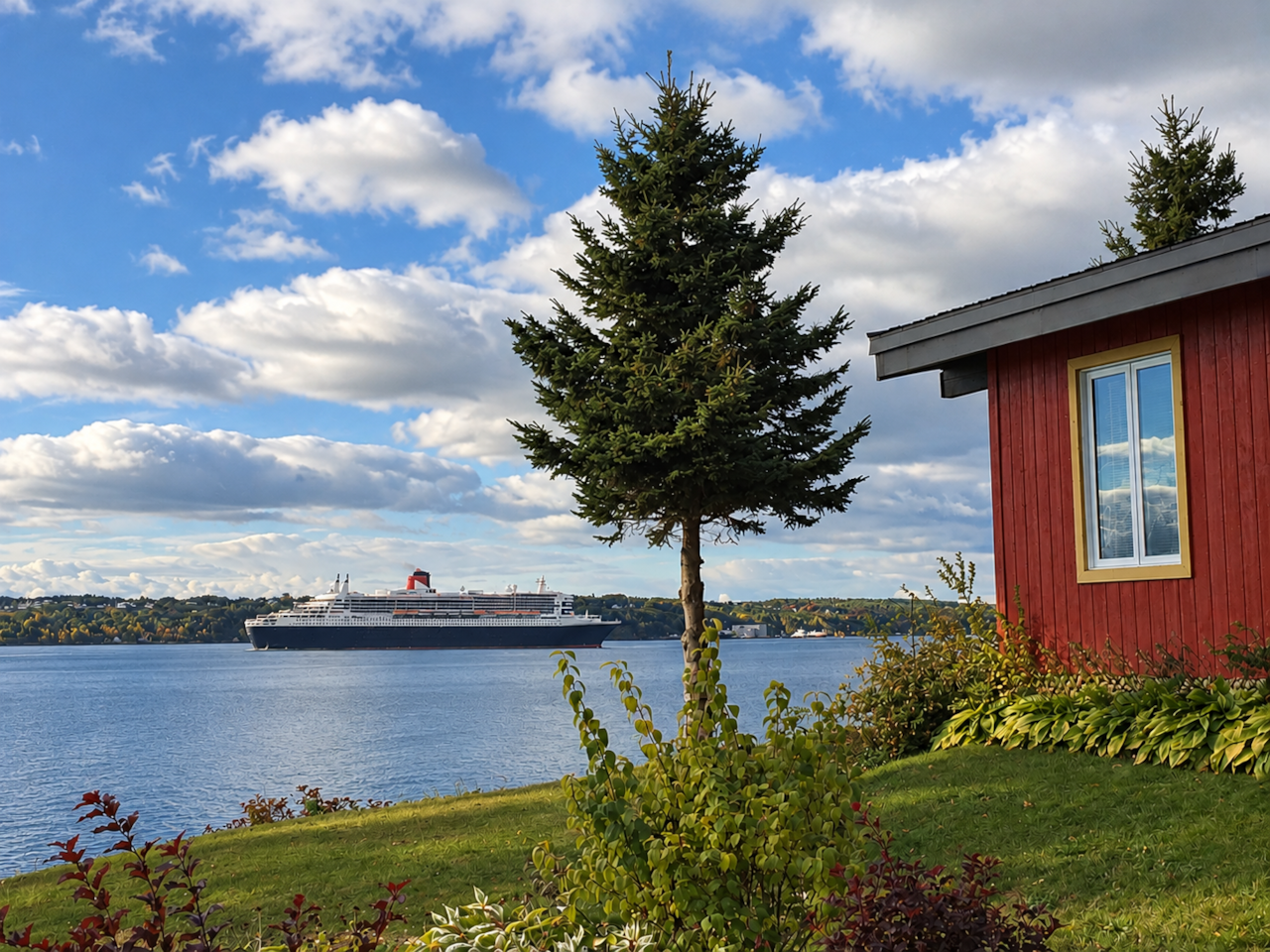 Extérieur et vue sur le fleuve