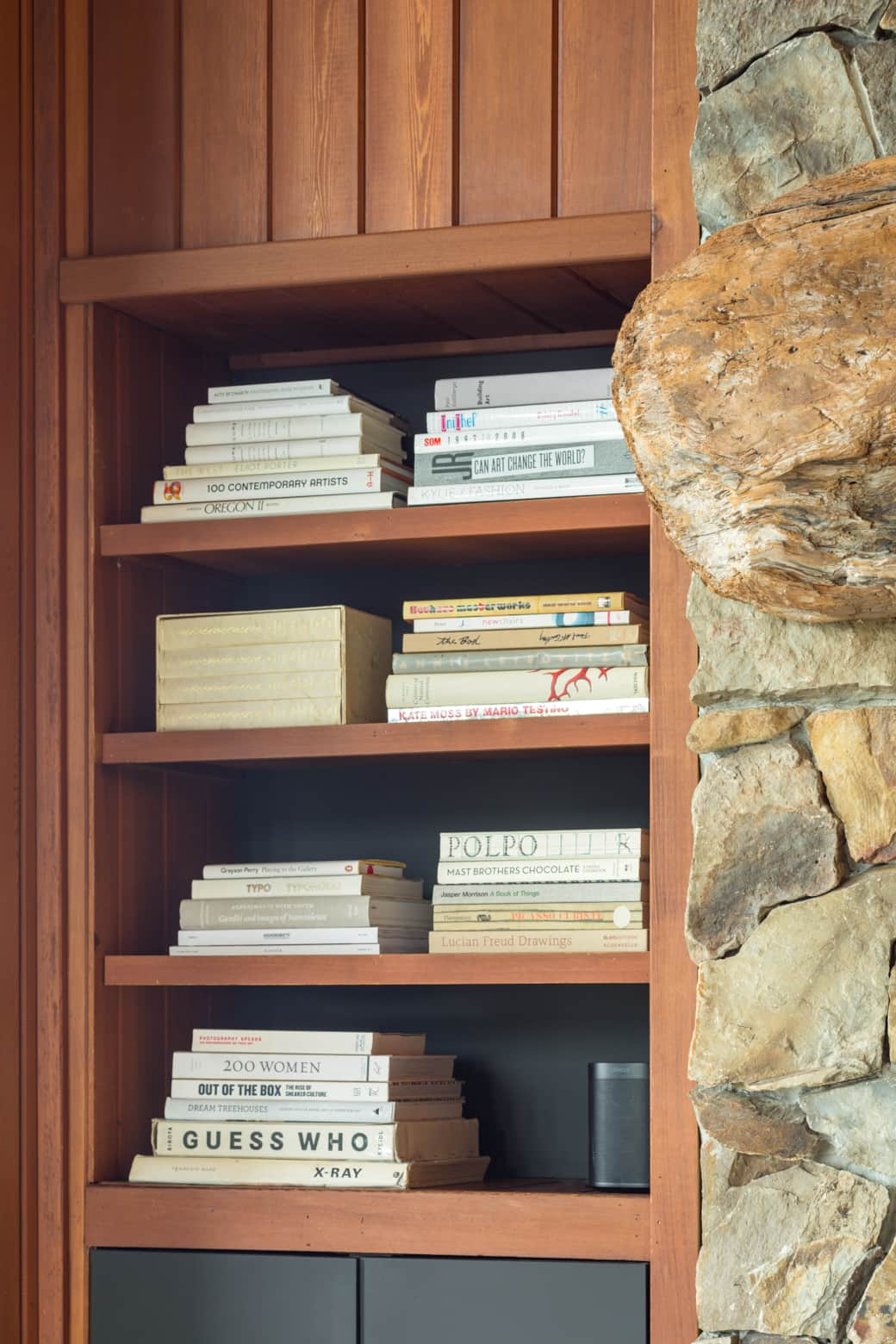 Library shelves