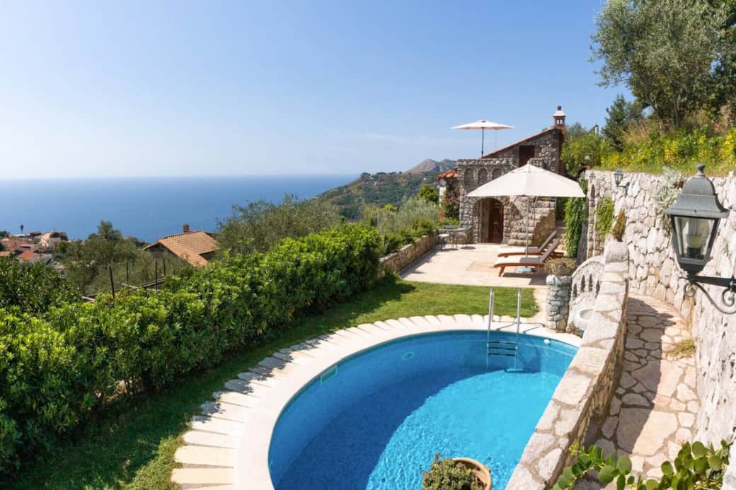 Pool with sea view Pool with sea view