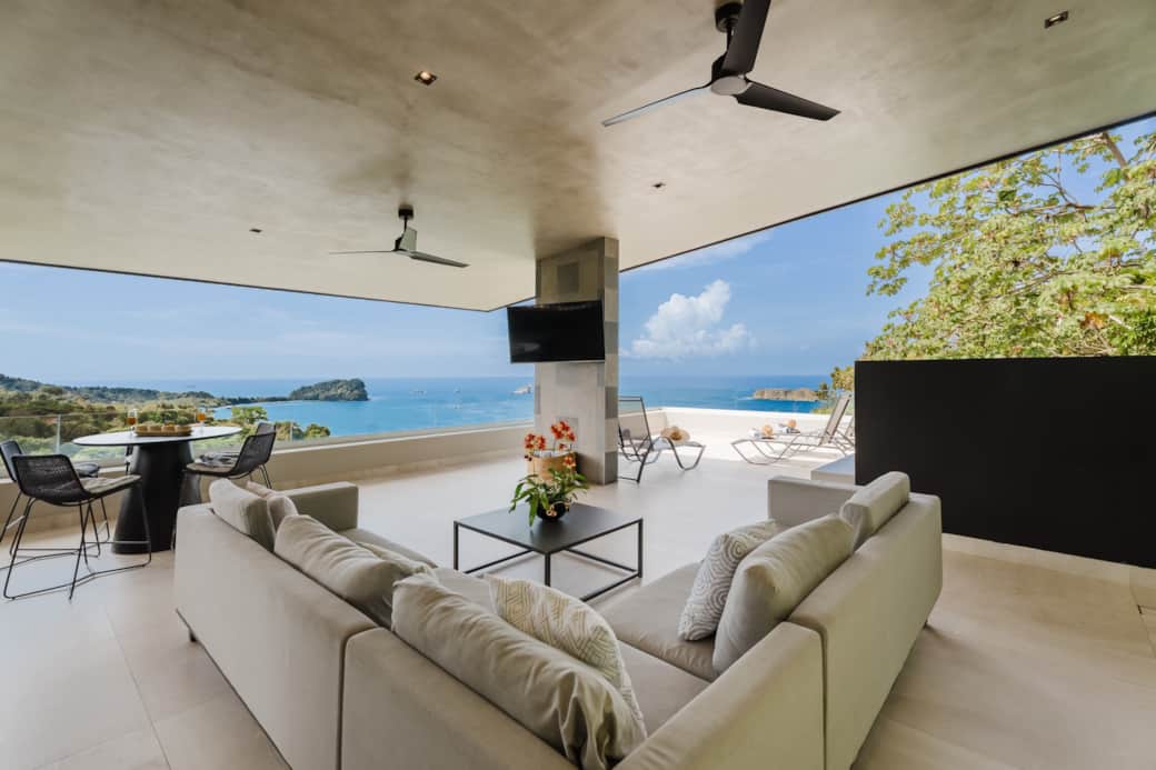 Ocean-view terrace for morning coffee and sunset moments Ocean-view terrace for morning coffee and sunset moments