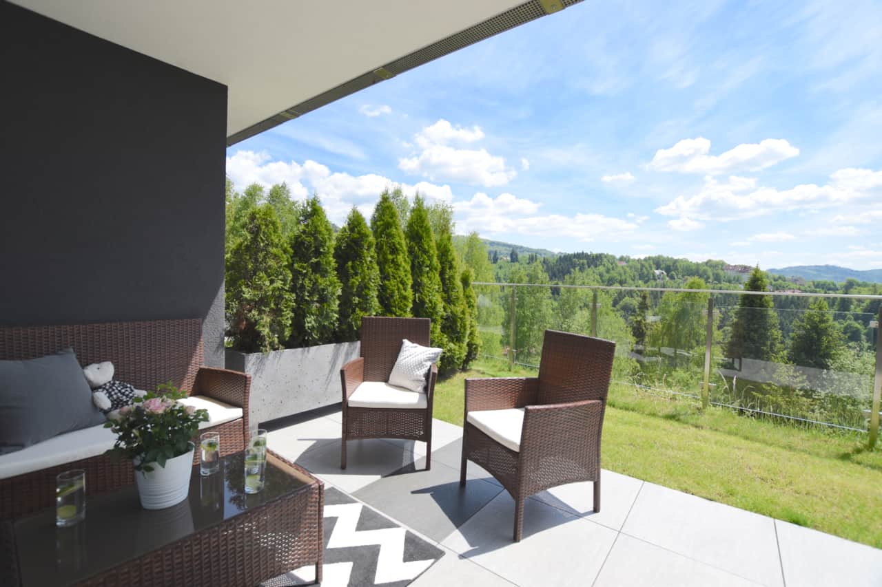 Terrace and view