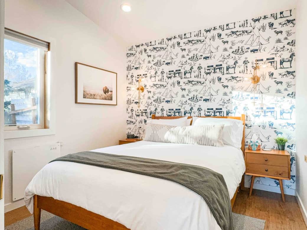 The bedroom on the left has a firm mattress while the other bedroom has a softer mattress. Multiple pillow variations exist in both bedrooms to ensure a great nights rest.