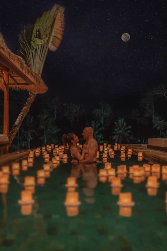 Lanterns in the Pool
