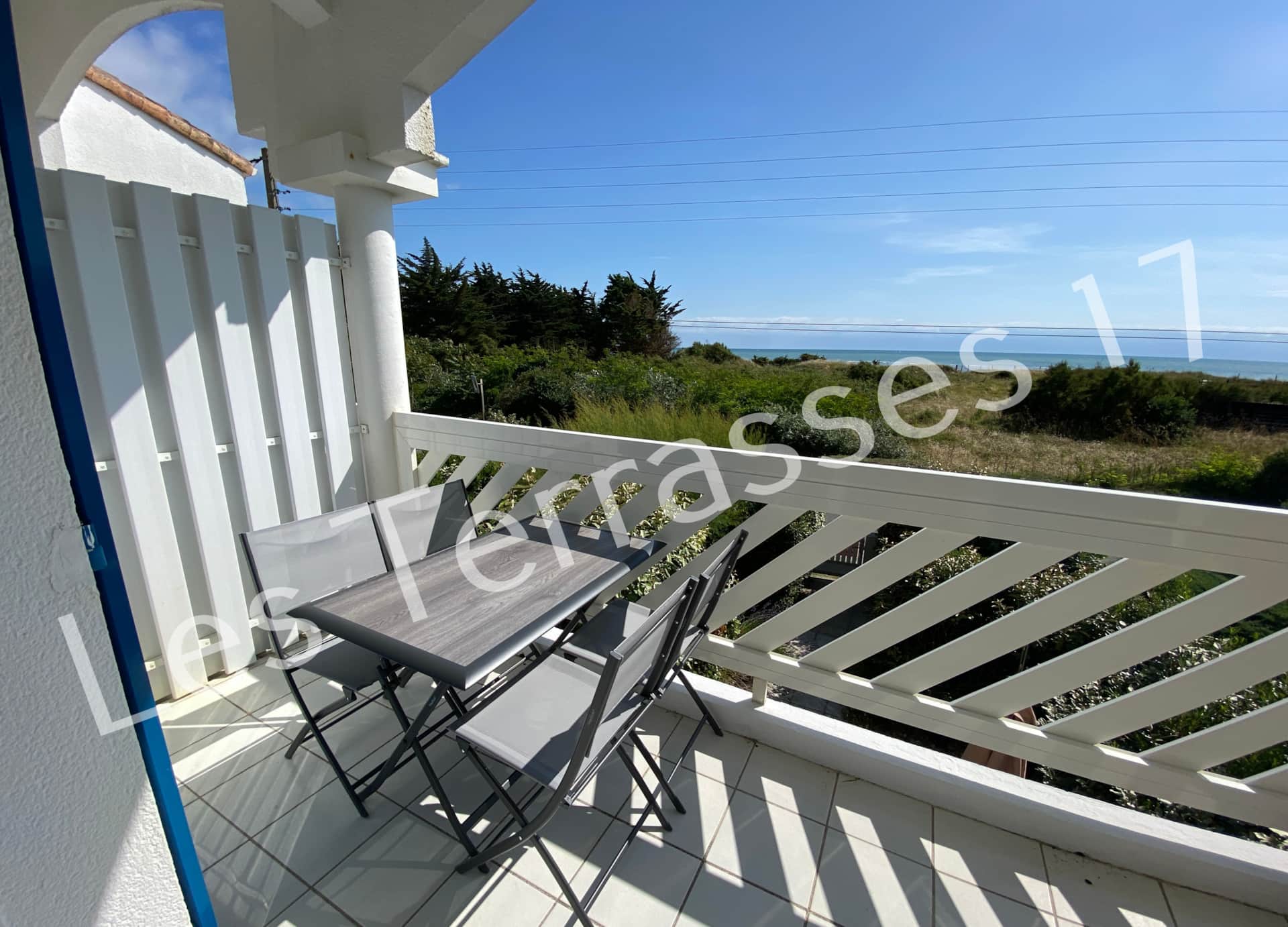 Saisonale Ferienwohnung mit Meerblick in La Cotinière