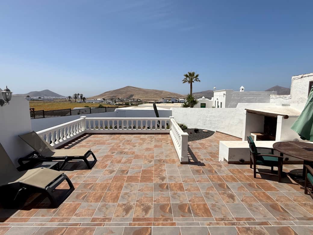 Terraza privada con vistas panorámicas