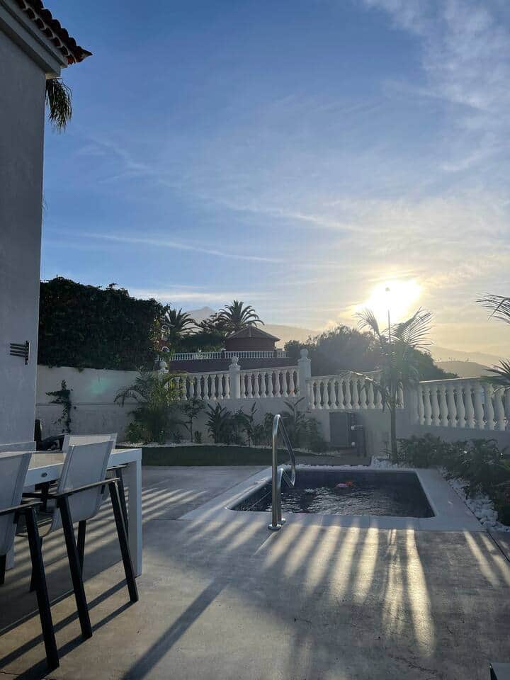 Atardecer en la casa