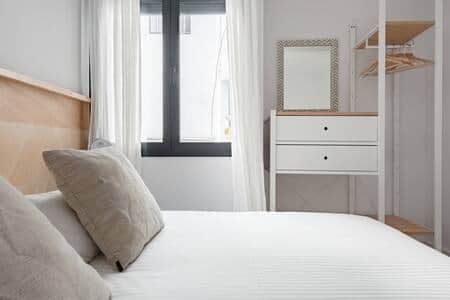 Mid-size bedroom