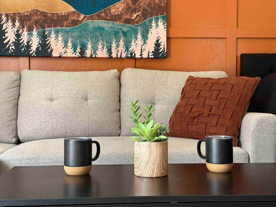 Share and enjoy a cup of coffee in cabin 2