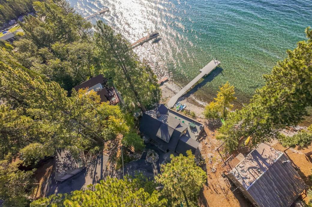 Bird's eye view of the property.