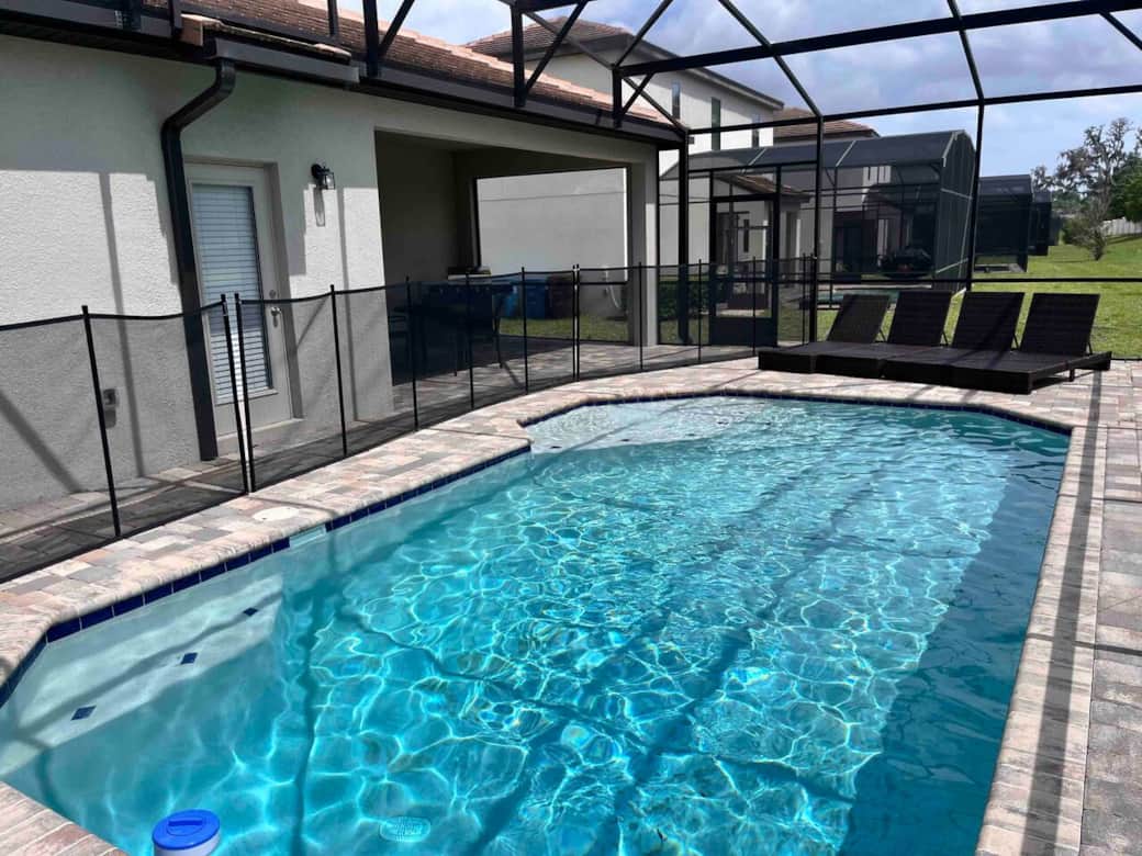 Large heated private pool 