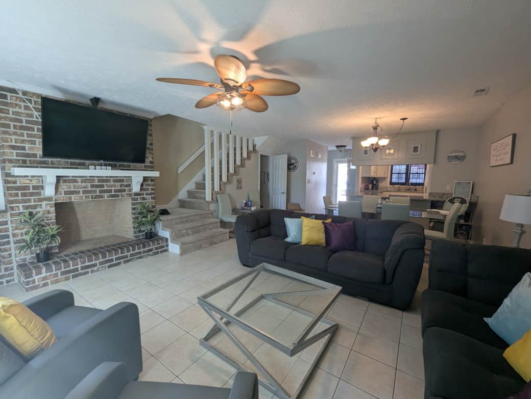 Relax and enjoy your shows with a 55" TV