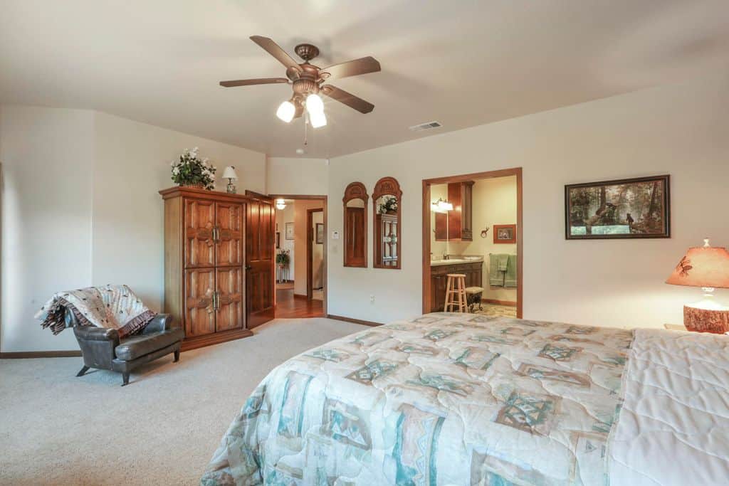 Master Bedroom with Balcony  View