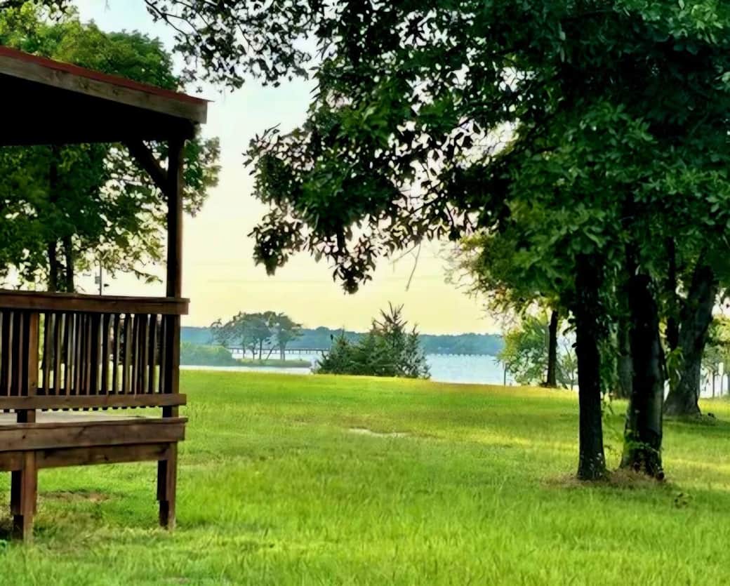 Water view from front porch Water view from front porch