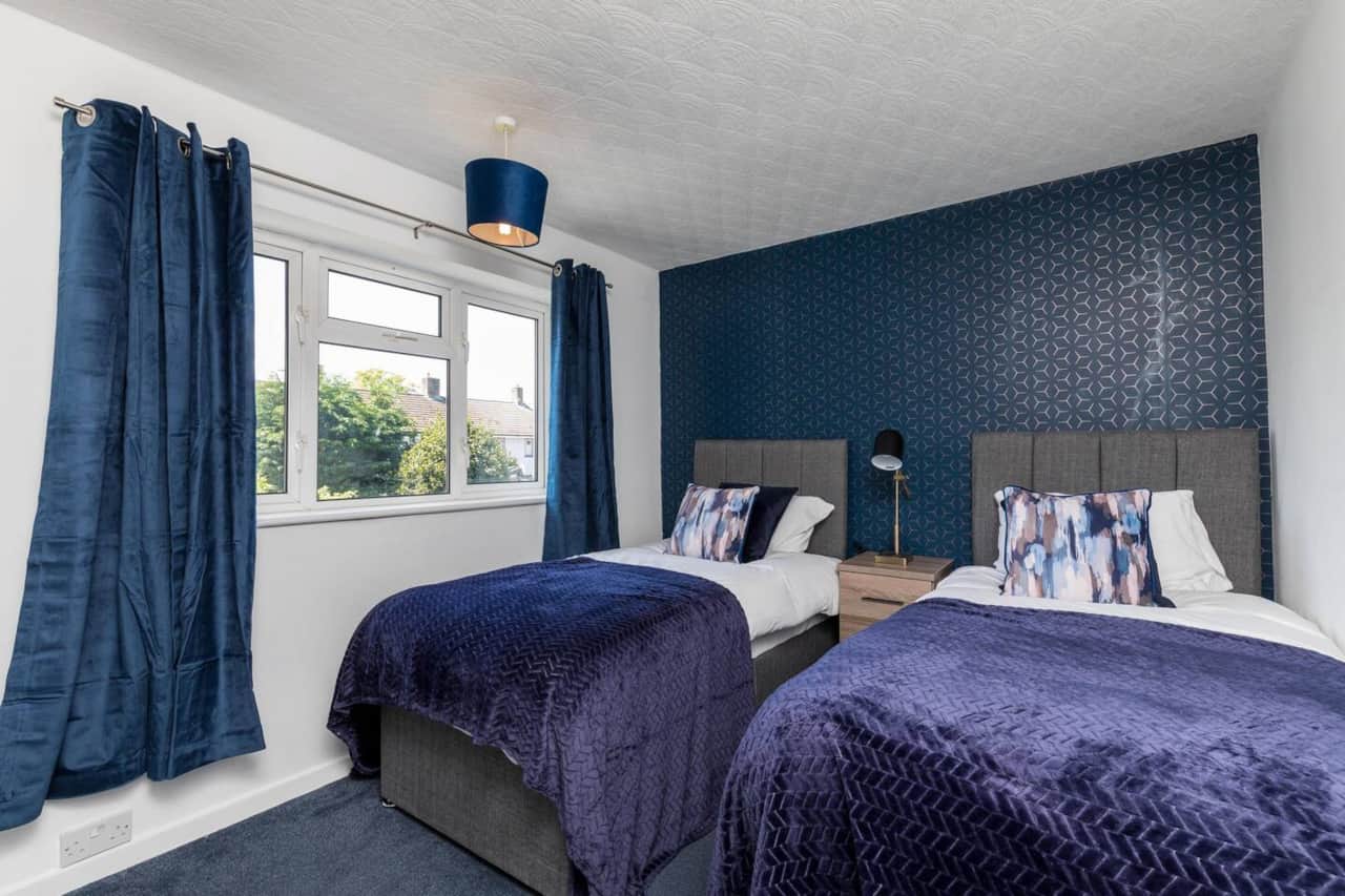 Relax and unwind in our twin bedroom