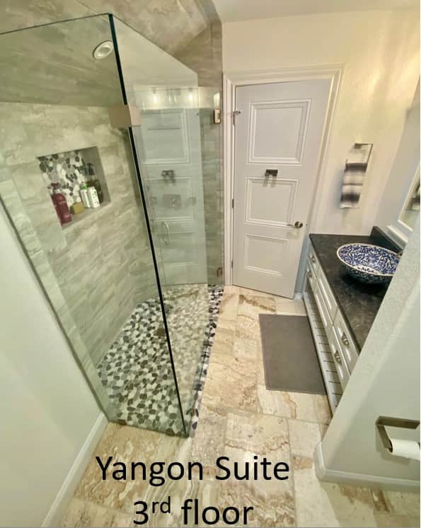 Yangon suite private bathroom Yangon suite private bathroom