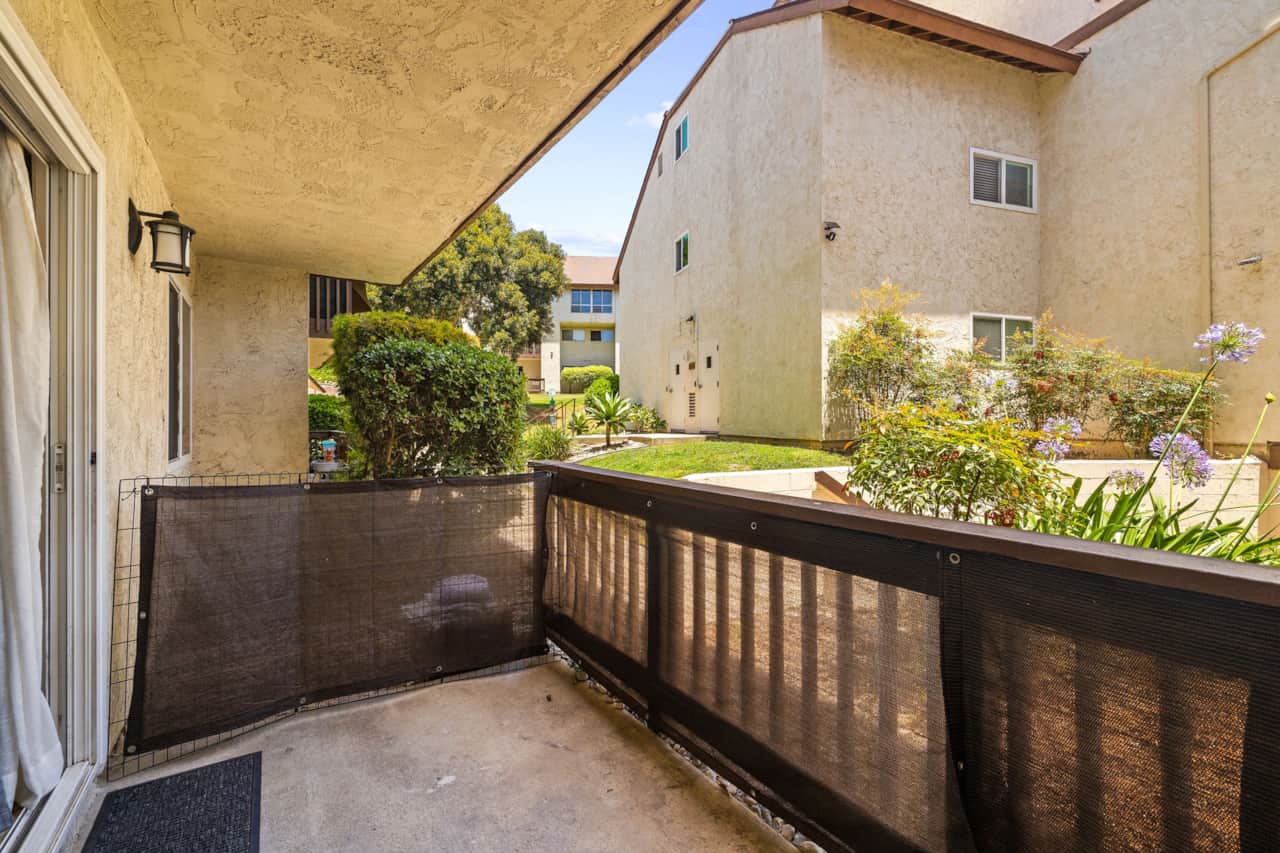 Private Balcony with sunny views, perfect for enjoying morning coffee or fresh air.