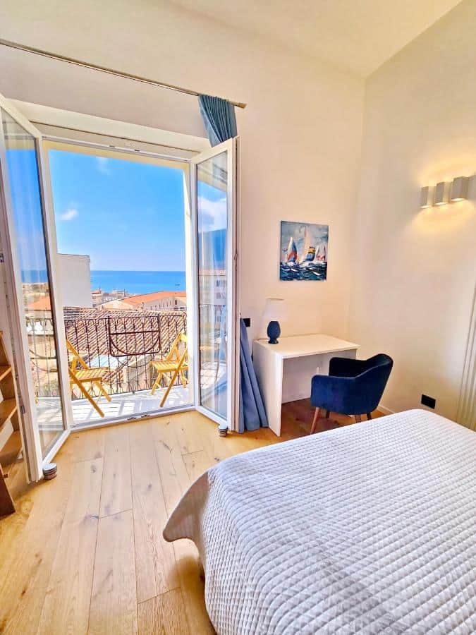 Vista al mar desde la suite Amunì