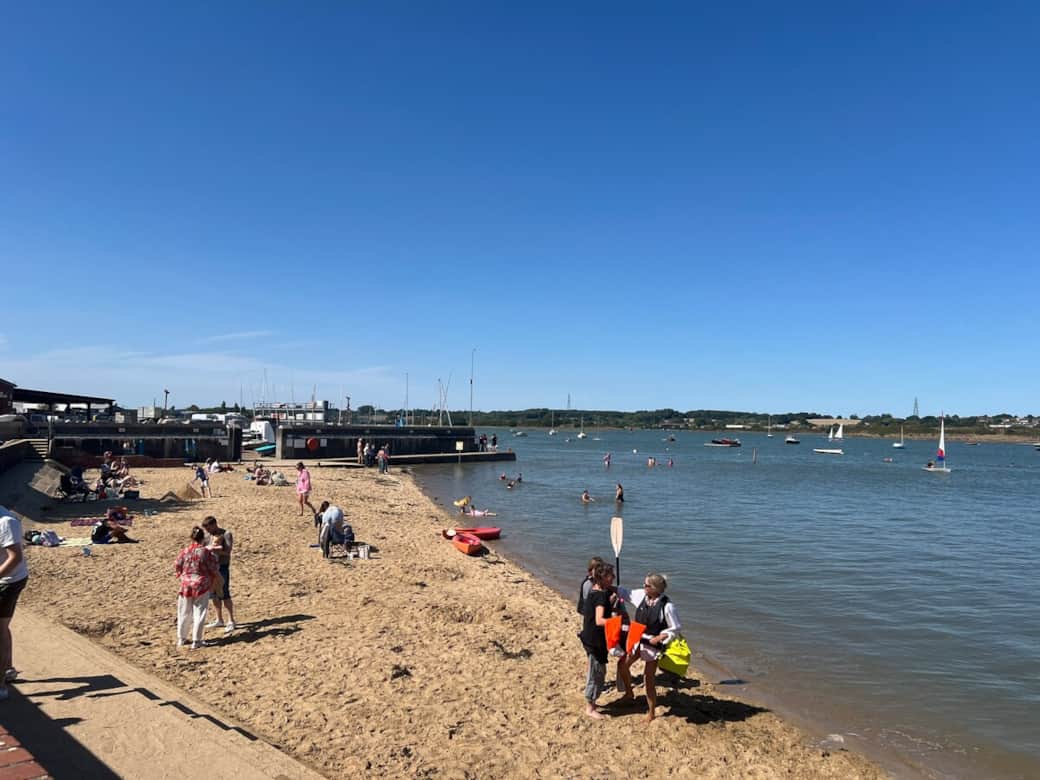 Our small Beach in summer