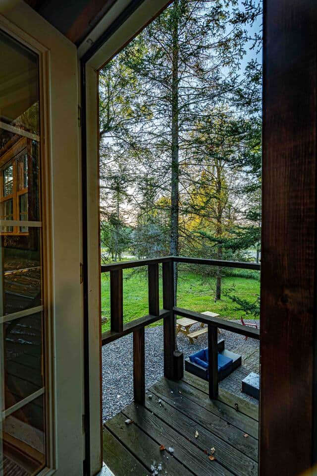 Upstairs Balcony 