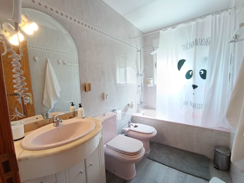 Baño completo rosa