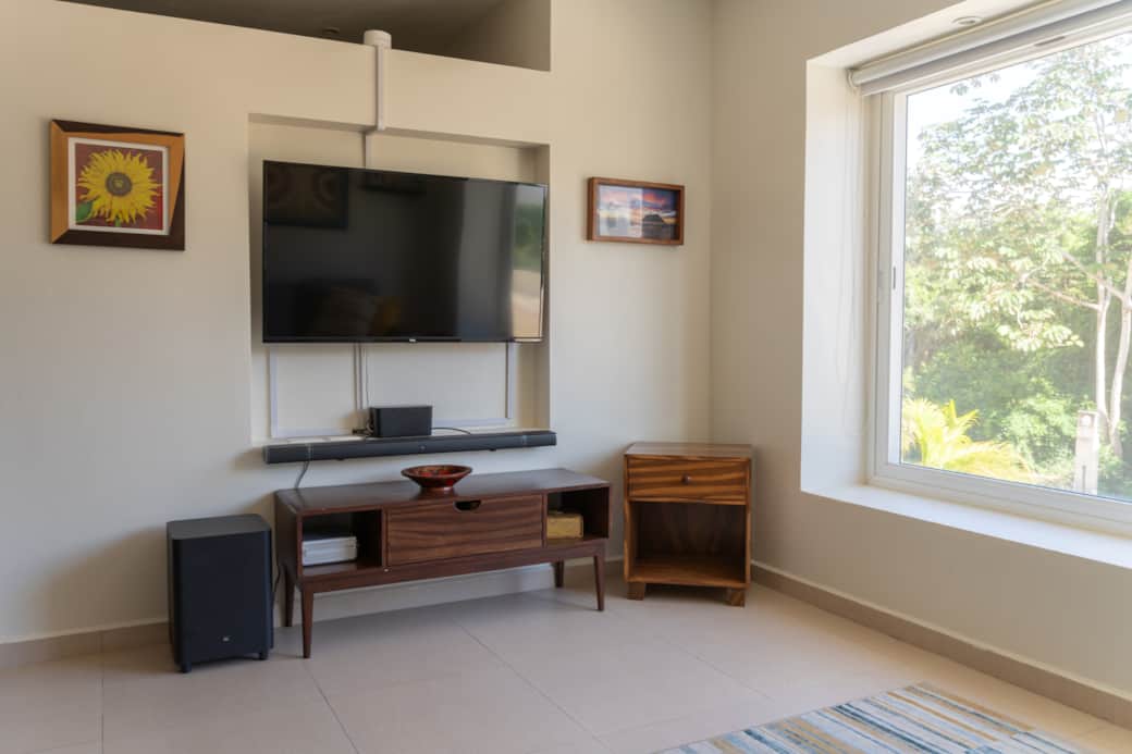 TV Room with view of TV