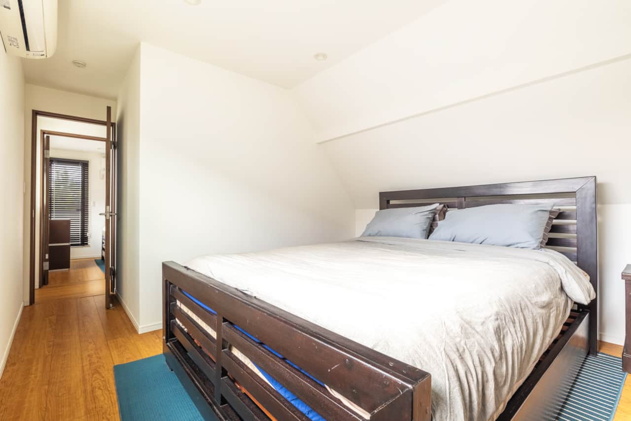 Unwind in a tastefully decorated room with restful tones and practical storage
