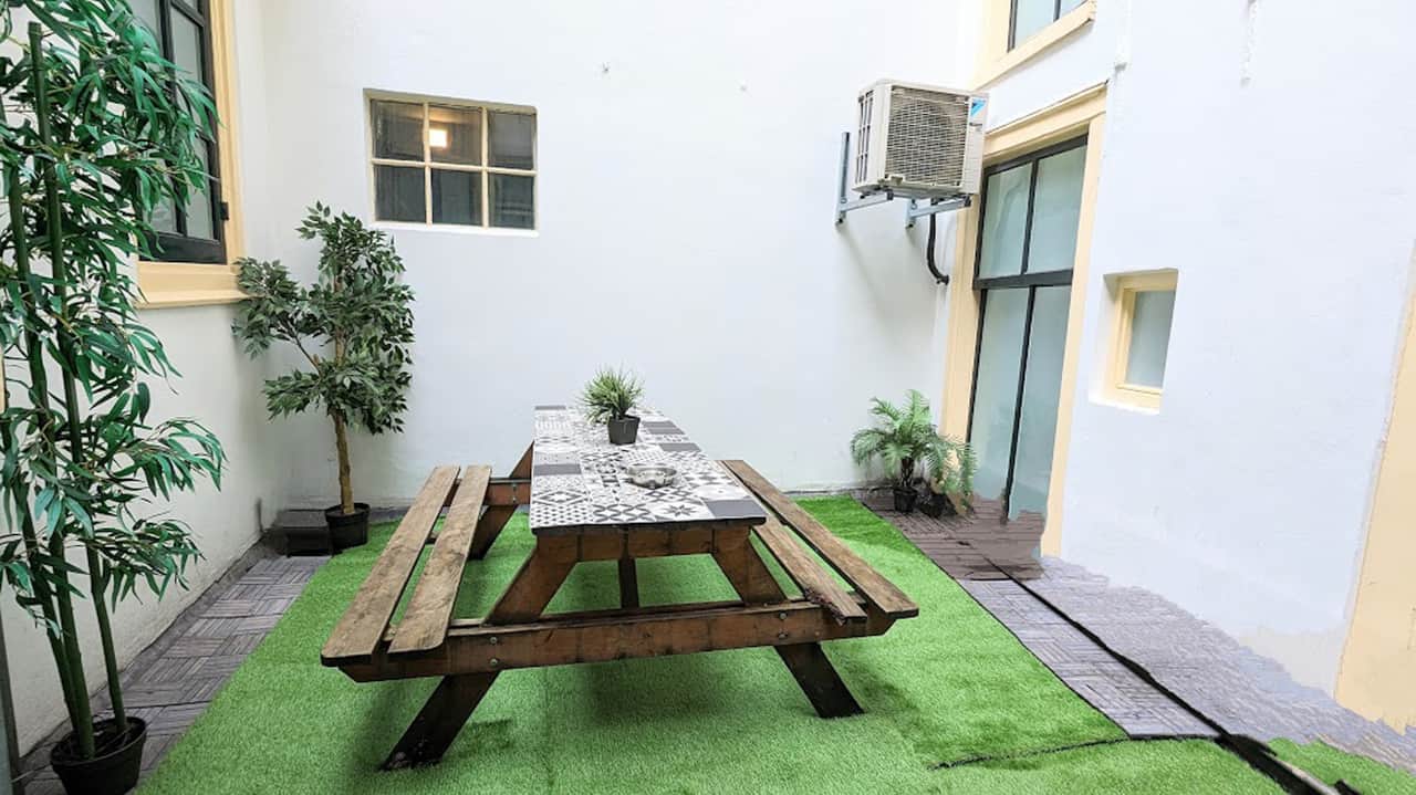 Private Outside Patio