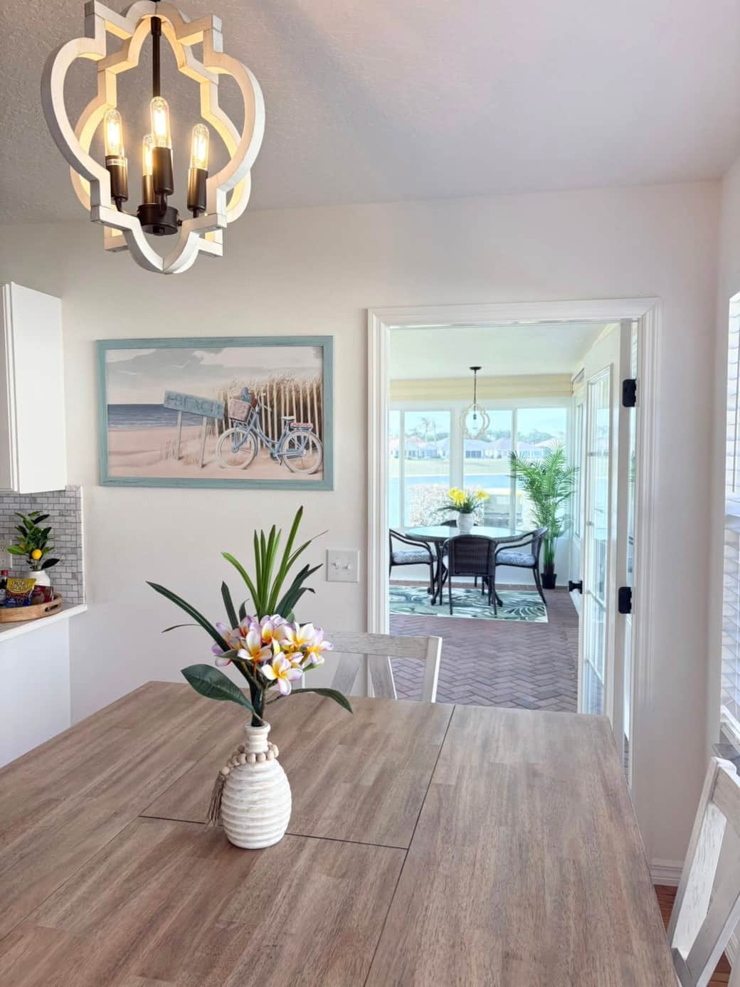 Florida room from kitchen