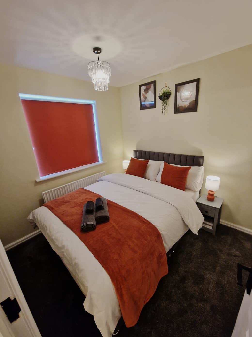 Comfortable second double bedroom.