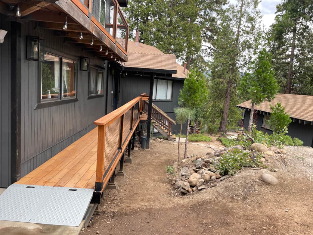 Smooth transition to front door