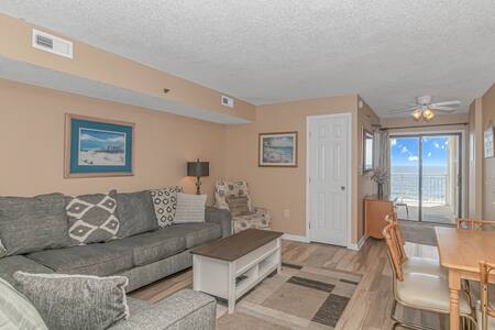 Spacious Living Room w/ Balcony Access!