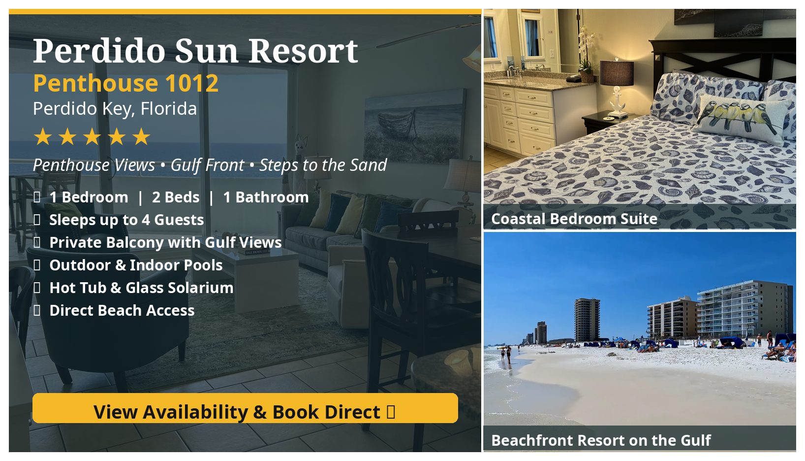Perdido Sun Resort Unit 1012