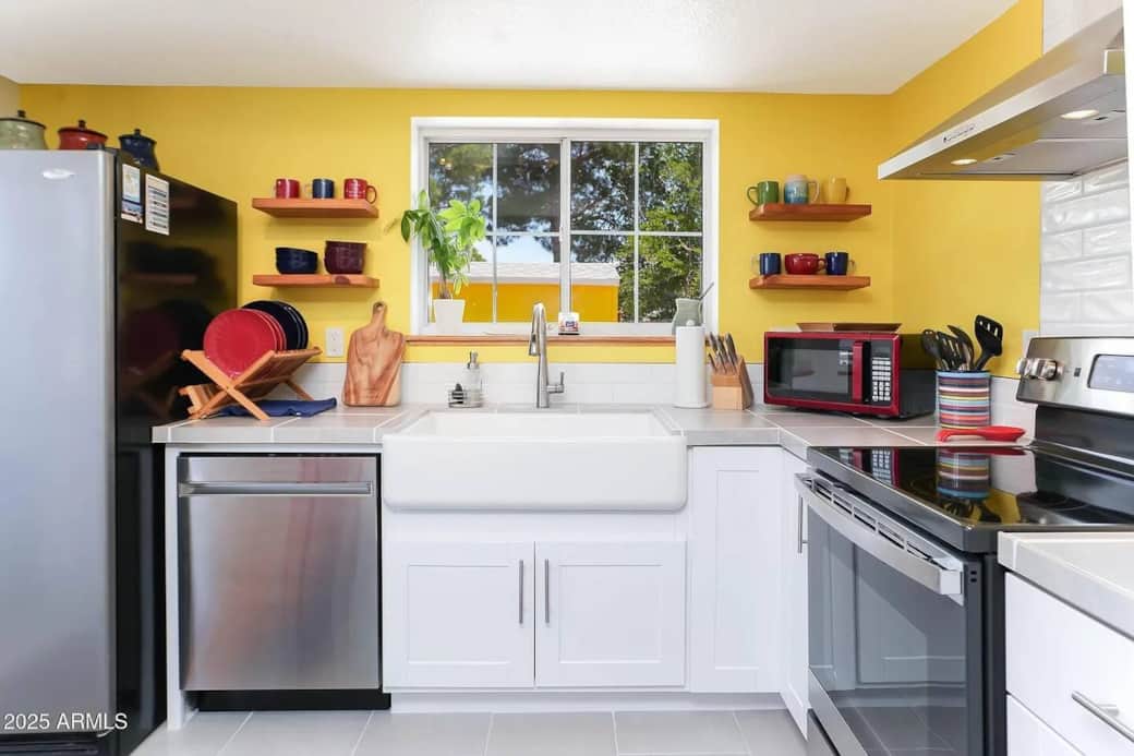 Fully equipped kitchen with modern appliances, ample counter space, and everything needed for cooking during your Sedona getaway