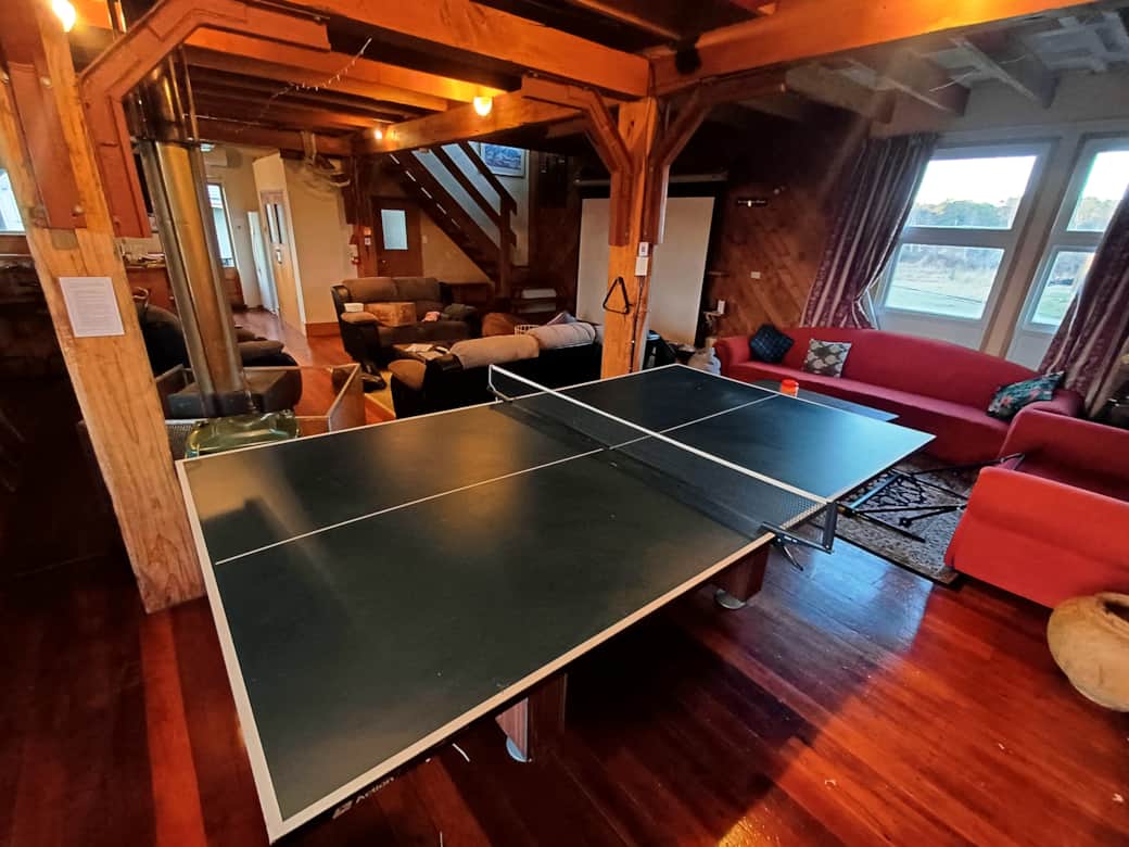 Table Tennis Table Setup over Pool Table Table Tennis Table Setup over Pool Table