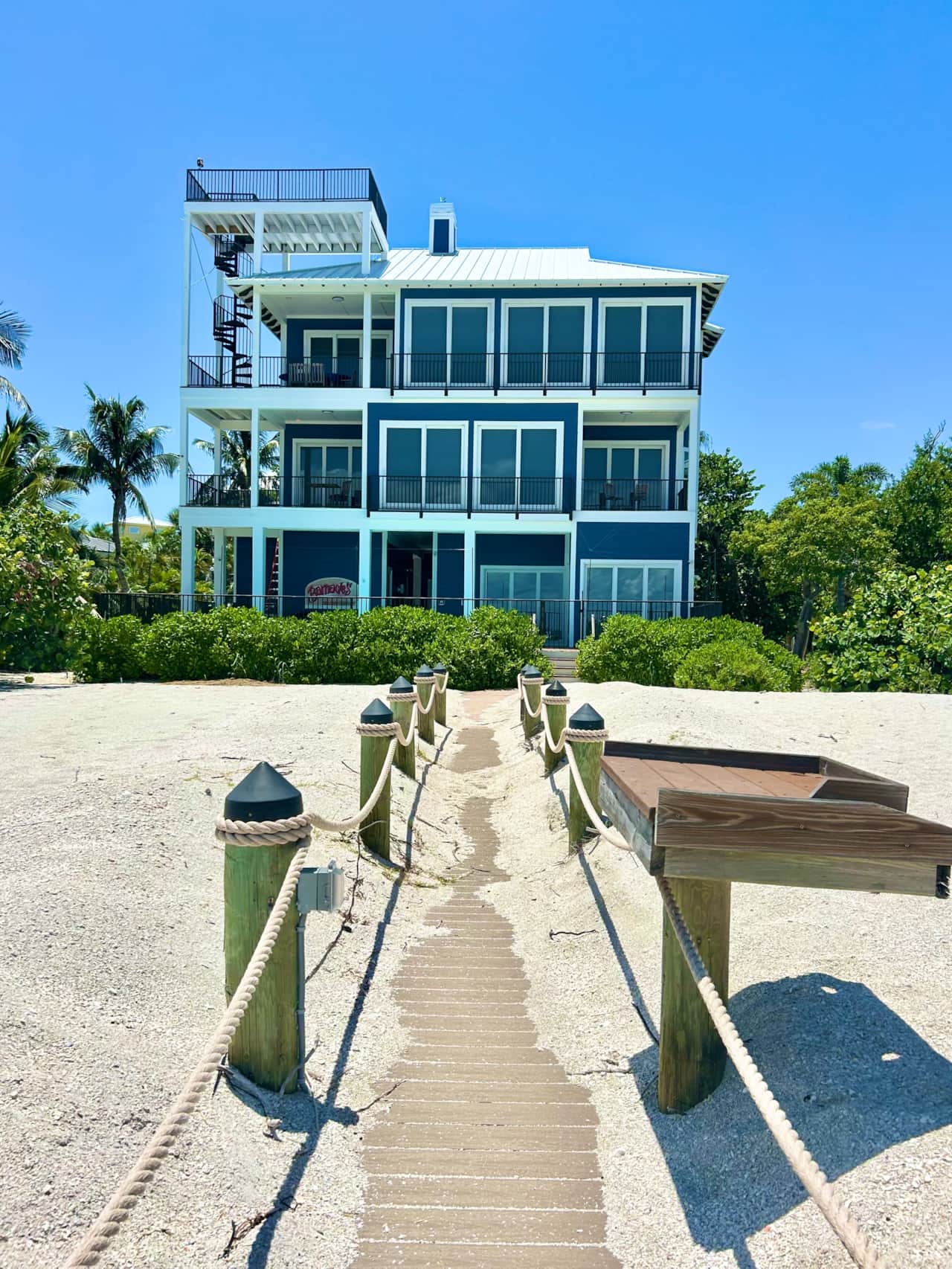 Back of house from the water