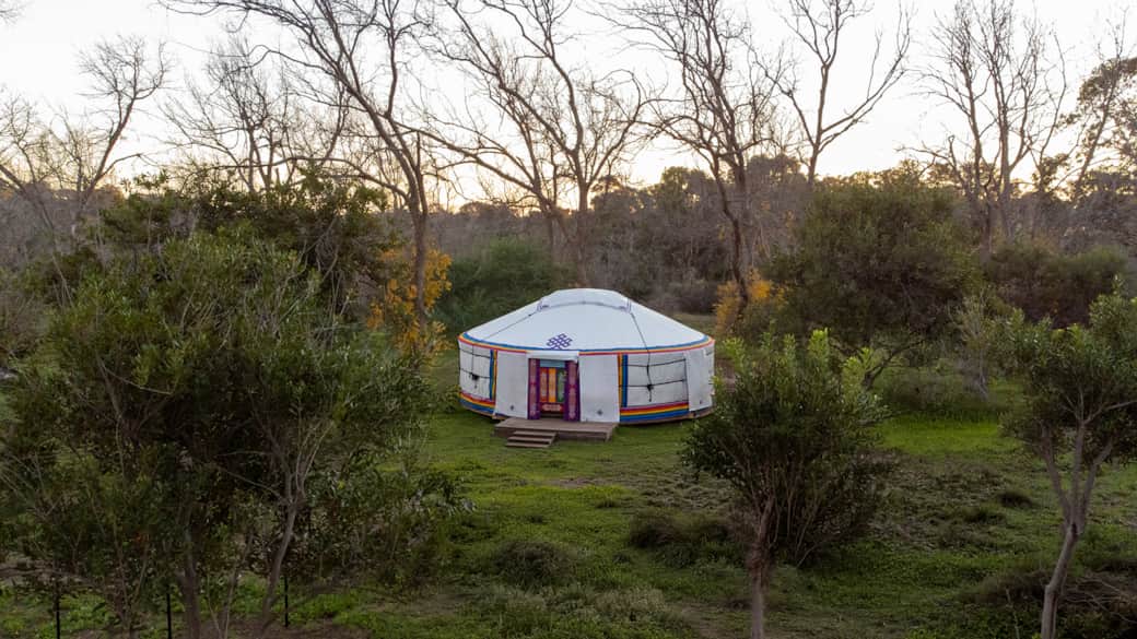 Rainbow Yurt 