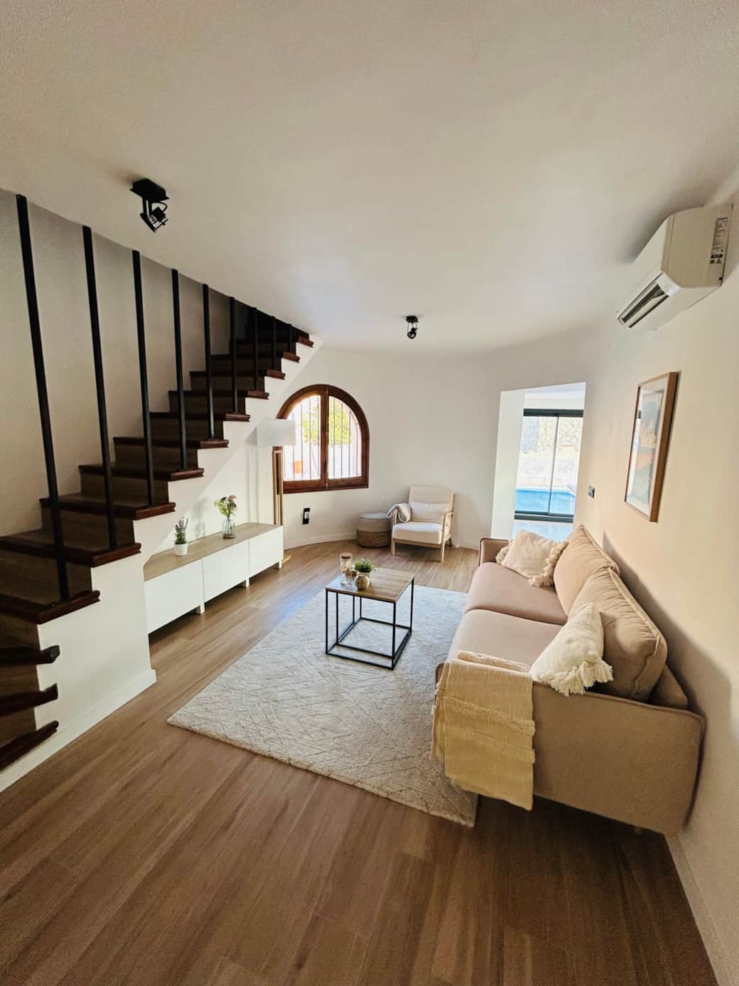 Wohnzimmer im Ferienhaus Empuriabrava