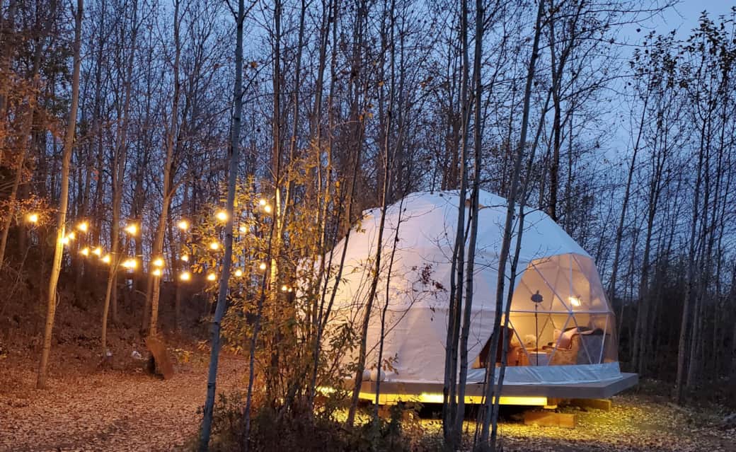 White Dome at Night White Dome at Night