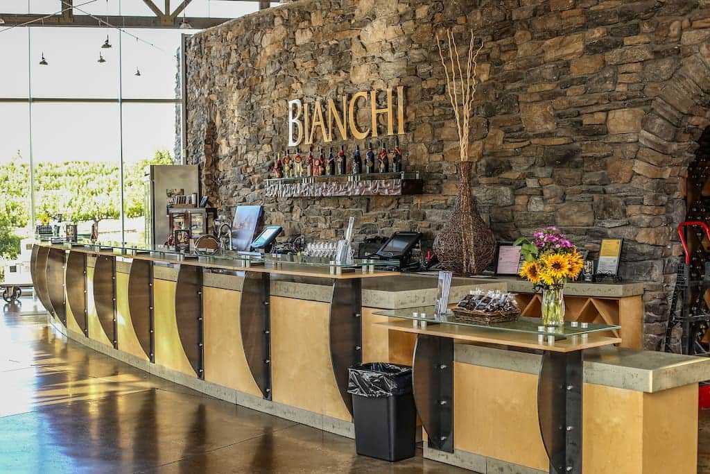 Bianchi Tasting Room on Property Bianchi Tasting Room on Property