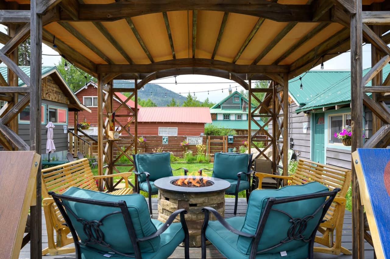 Relax by the fire pit