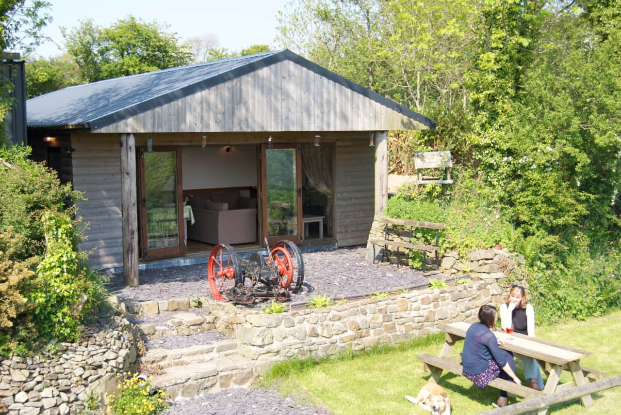 Exterior with gravelled patio area