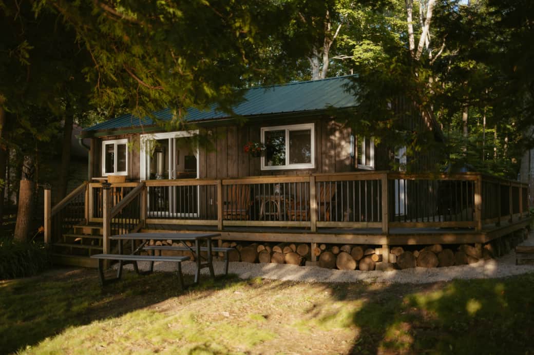 A little cabin in the trees A little cabin in the trees