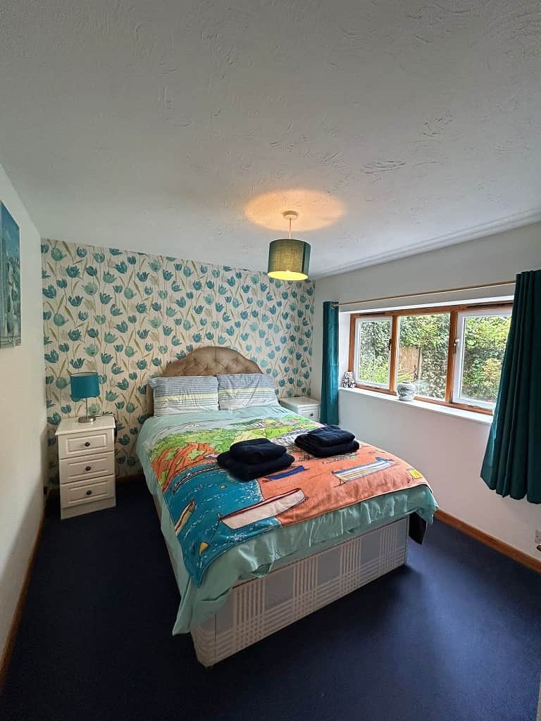 Bedroom overlooking the courtyard