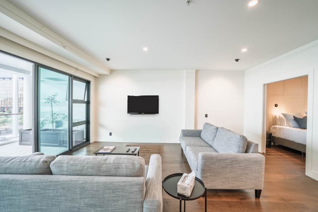 Lounge with smart TV