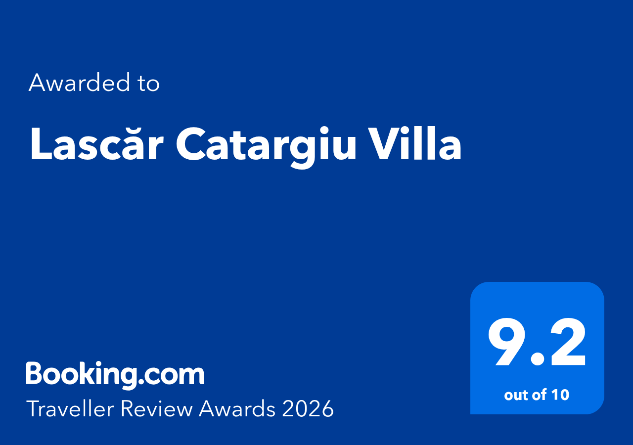 Booking Traveller Review Awards 2026 – Lascar Catargiu Villa