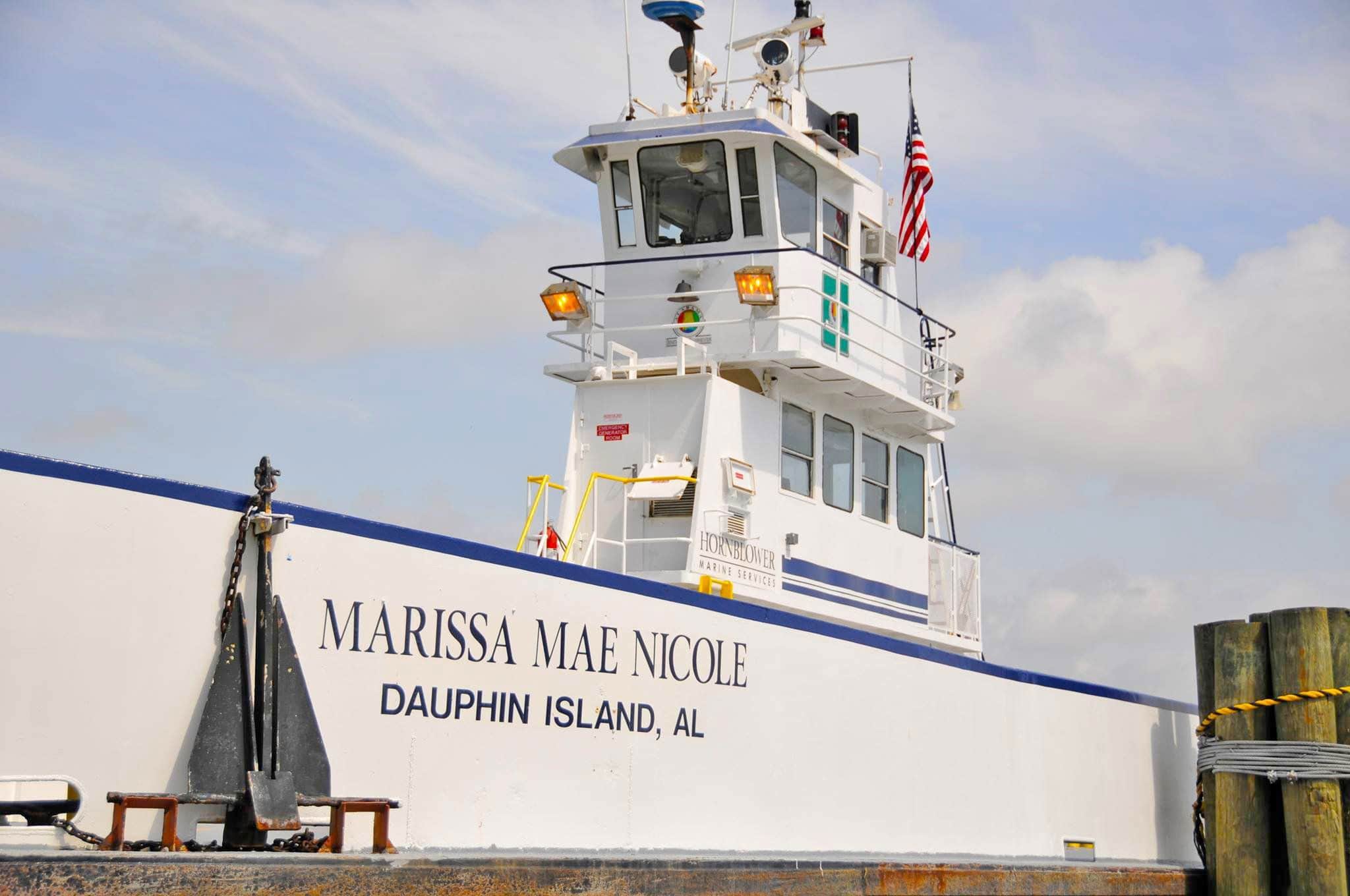 The Mobile Bay Ferry, Dauphin Island to Fort Morgan, AL