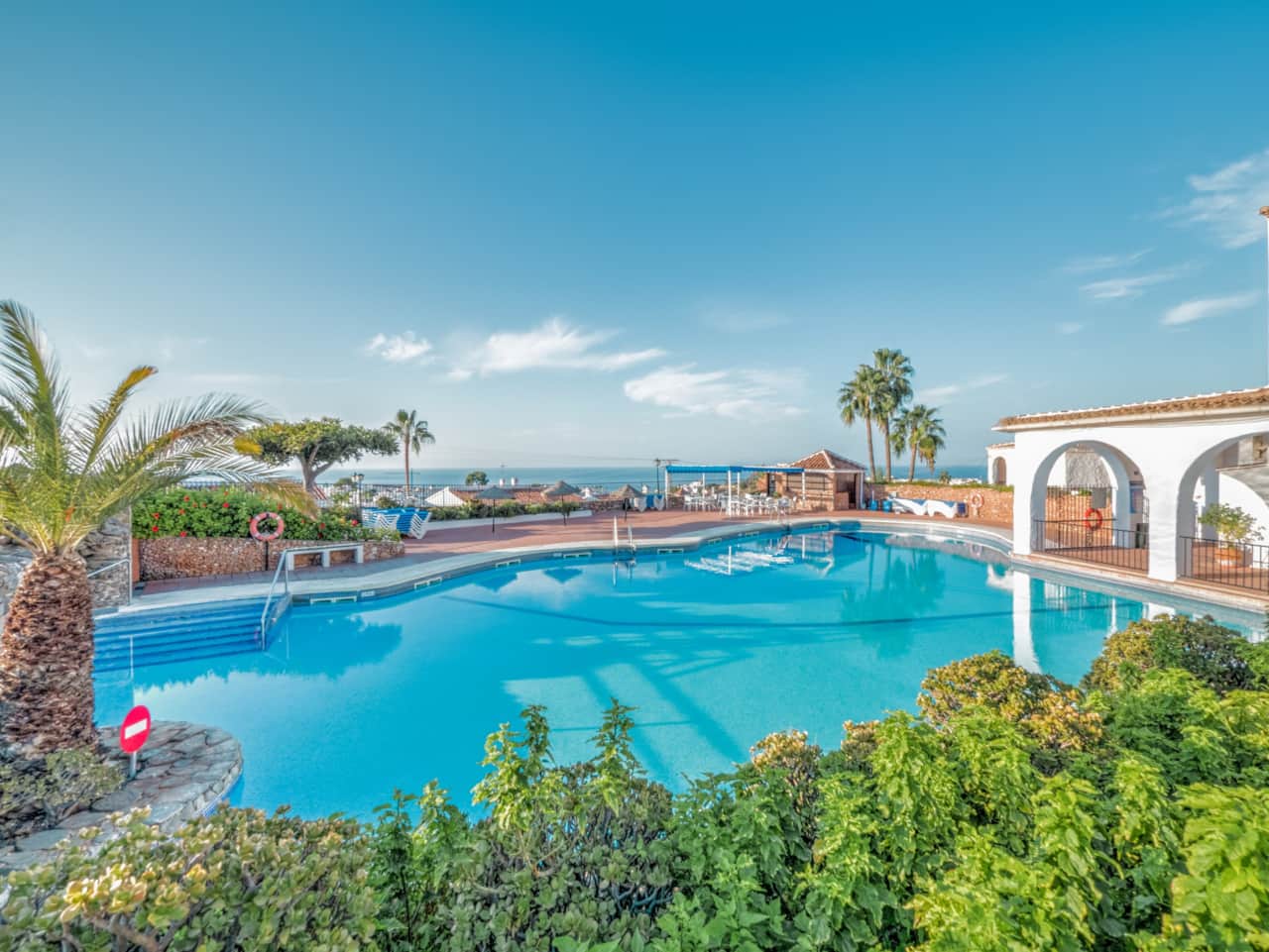 One of the two amazing pool areas available to you.