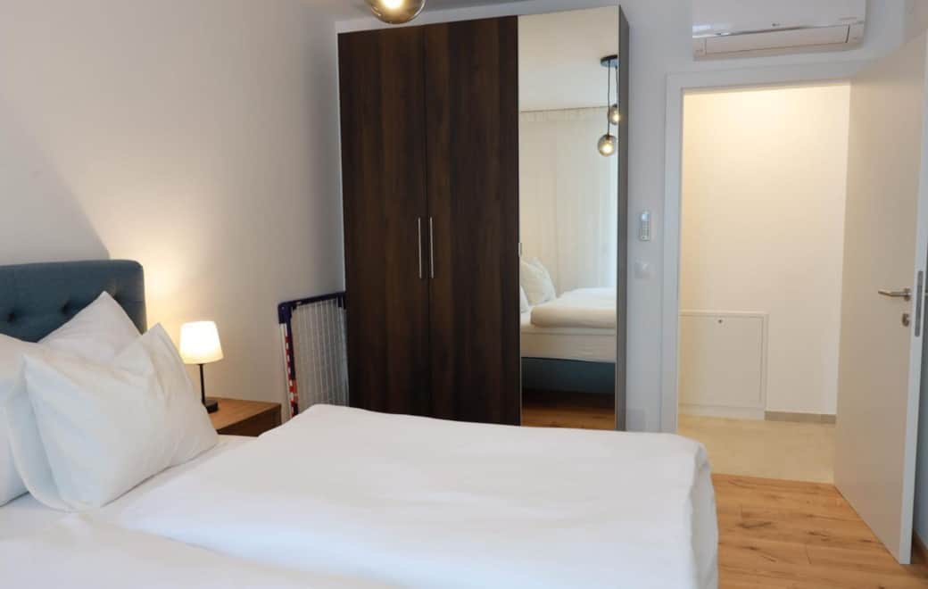 Schlafzimmer 2 blaues Apartment Schlafzimmer 2 blaues Apartment