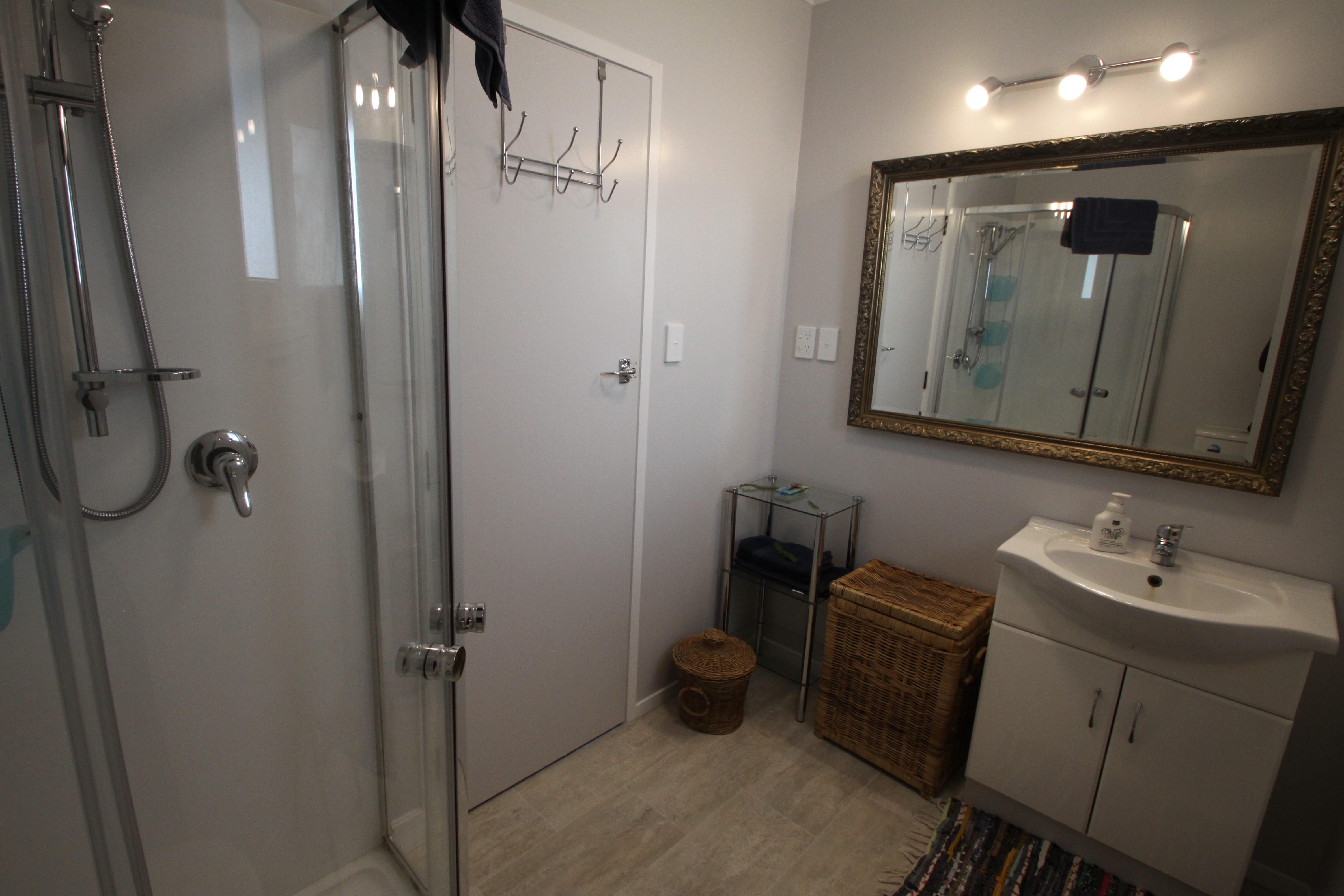 Bathroom with an extra toilet